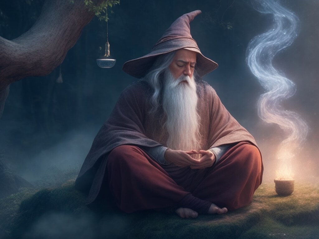 wizard calm anxiety attack